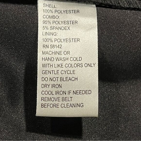 London Times Elegant Black Geometric print sleeveless formal Dress size 4 - Picture 10 of 12